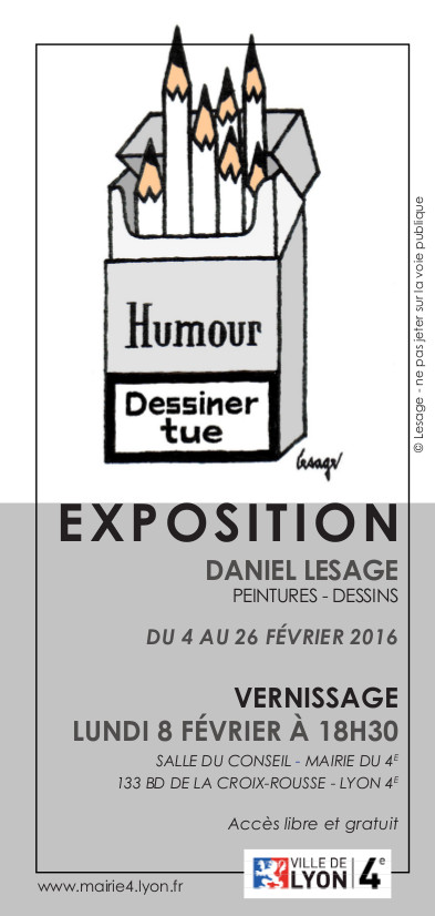 INVITATION - Exposition Daniel LESAGE 1