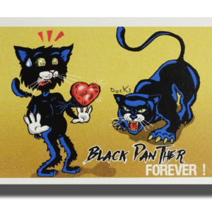 Carte Postale (papier texturé) - Black Panther Forever