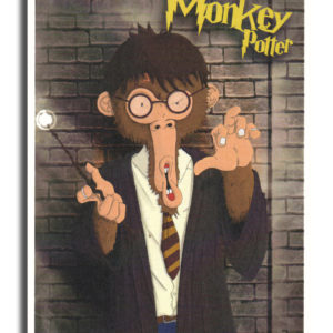 Carte postale (papier texturé) - Monkey Potter