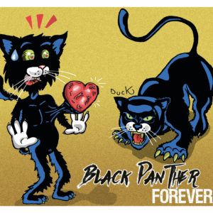 Black Panther Forever ! - Carte Postale (format A6)