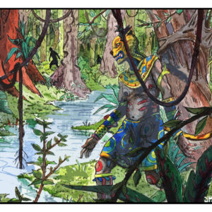 L'homme jaguar - Carte Postale (format A6)
