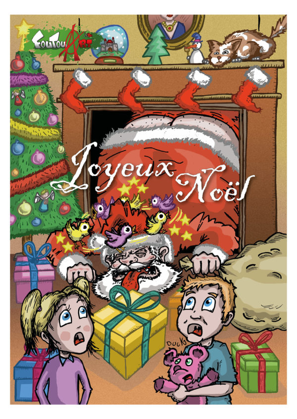Joyeux Noël ! - Carte Postale (format A6)