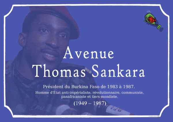 Avenue Thomas Sankara - Carte Postale (format A6)