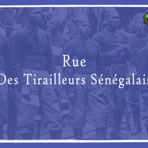 Rue des Tirailleurs Sénégalais - Carte Postale (format A6)