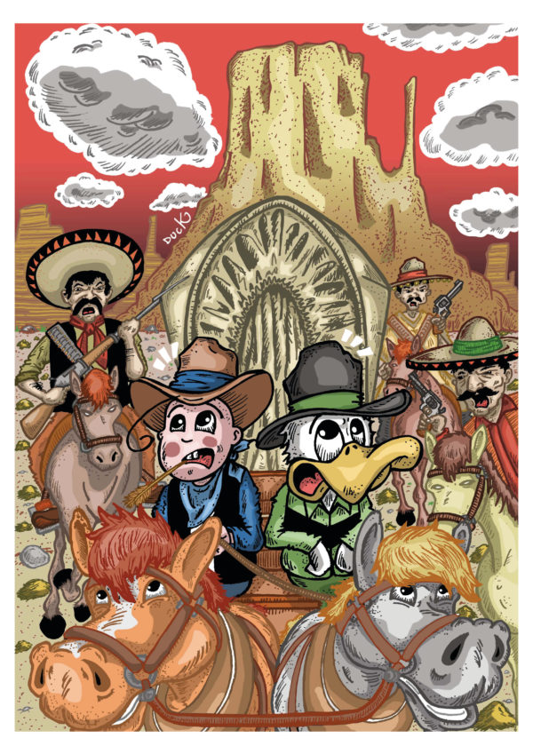 Les hommes de Pancho Villa - Carte Postale (format A6)