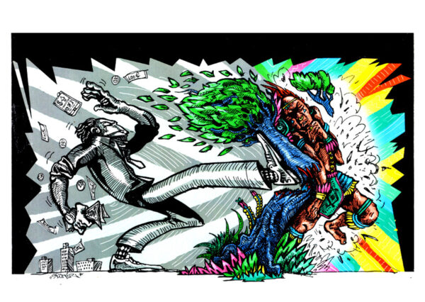 Capitalisme VS Ecologie - Carte Postale (format A6)