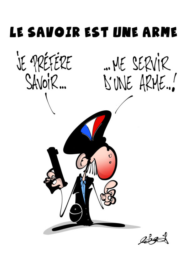 Le savoir est une arme - Carte Postale (format A6)