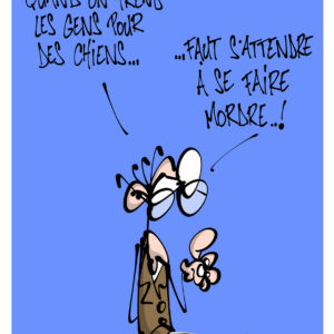 Prendre les gens pour des chiens - Carte Postale (format A6)
