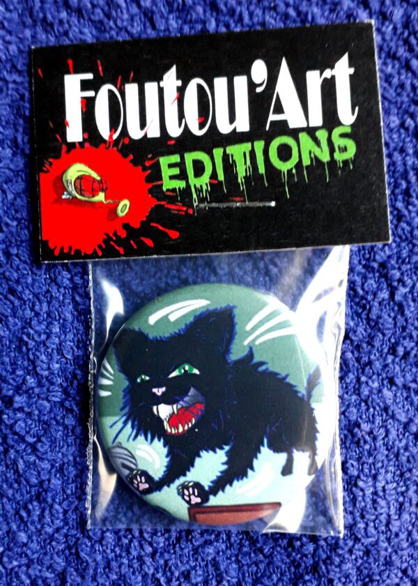 Chat noir - Badge 38mm
