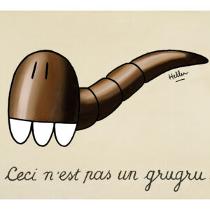 Ceci n'est pas un Grugru - Carte Postale (format A6)
