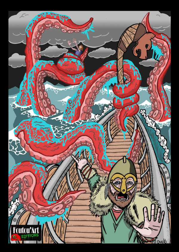 Kraken ! - Carte Postale (format A6)
