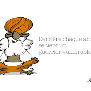 Derrière chaque armure - Carte Postale (format A6)