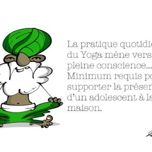La pratique quotidienne du Yoga - Carte postale (format A6)