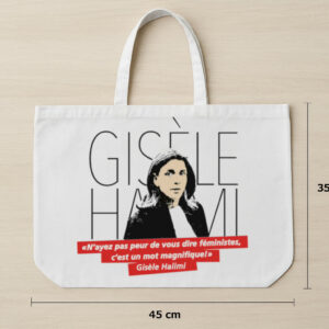 Gisèle Halimi – Tote bag (Grand format)