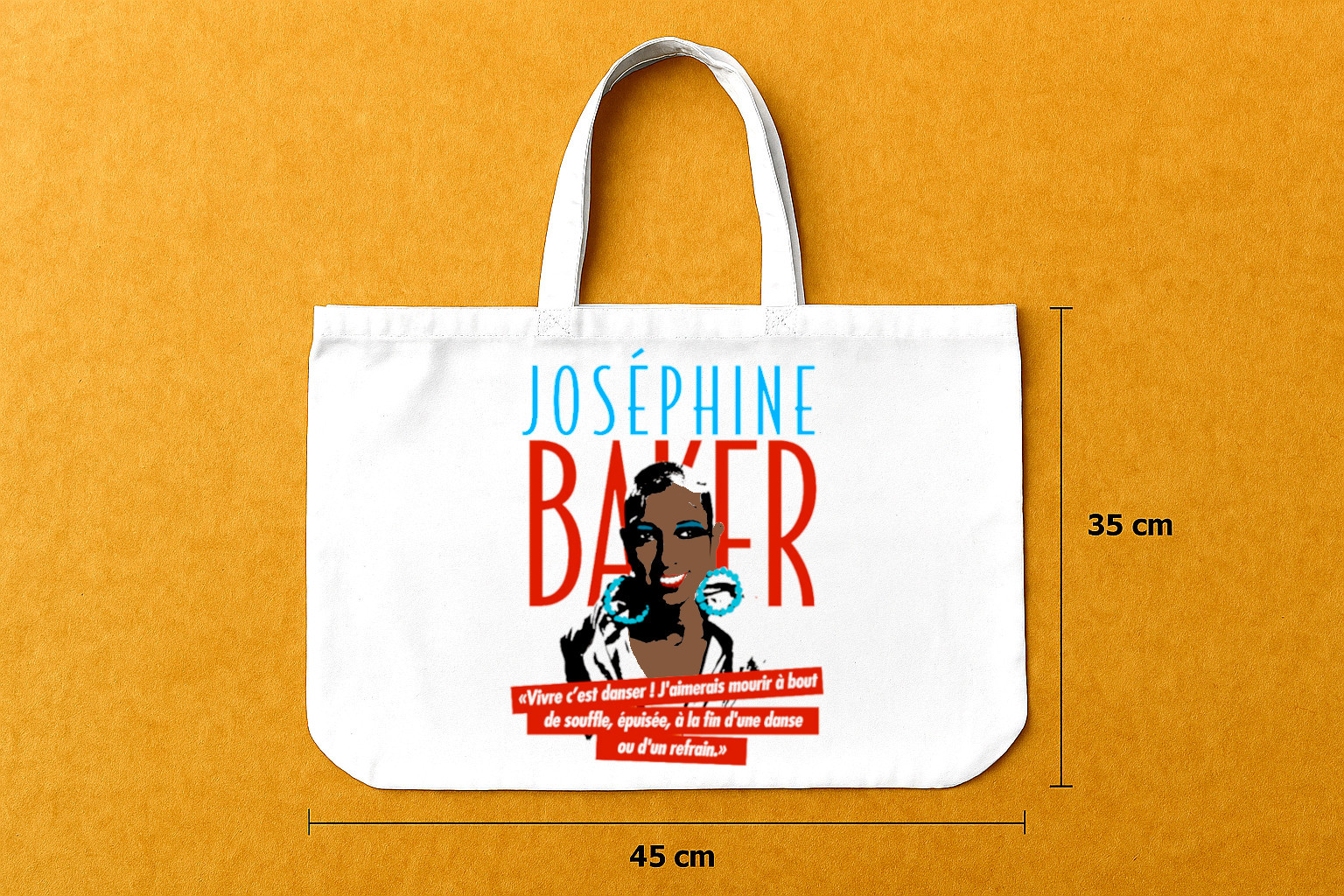 Joséphine Baker - Tote bag (Grand format)