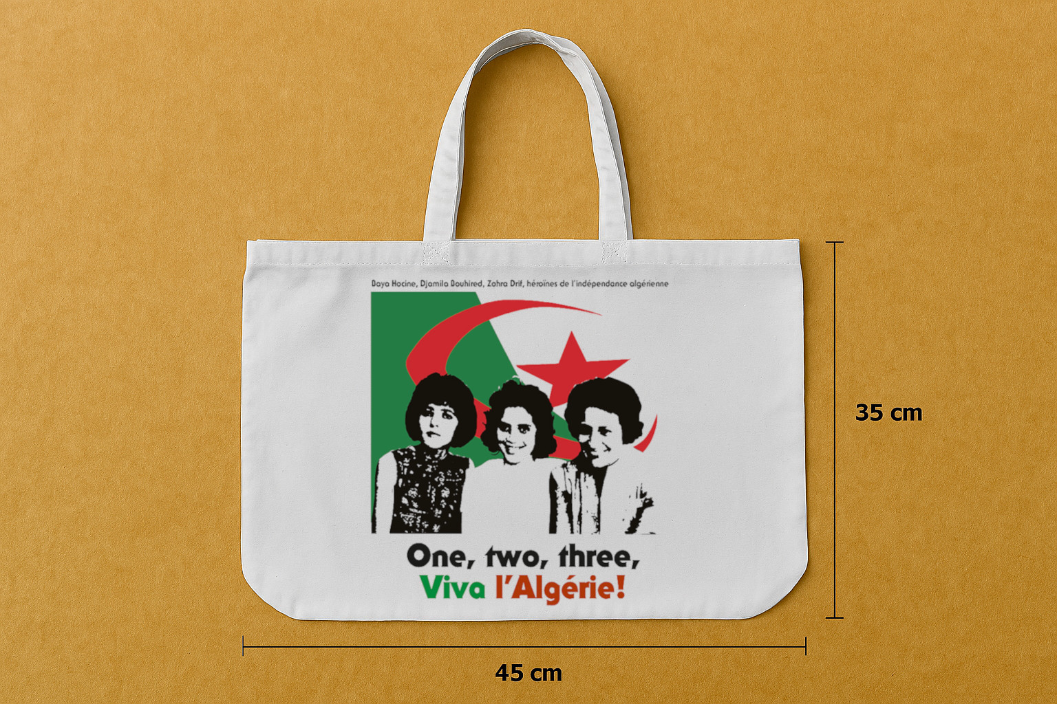 Viva l'Algérie ! - Tote bag (Grand format)