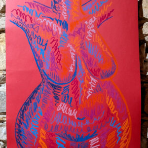 Peinture : "Femme de la street'zer" - L'Invisible