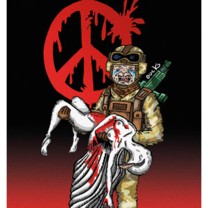 Carte postale : Le soldat et la colombe (format A6)