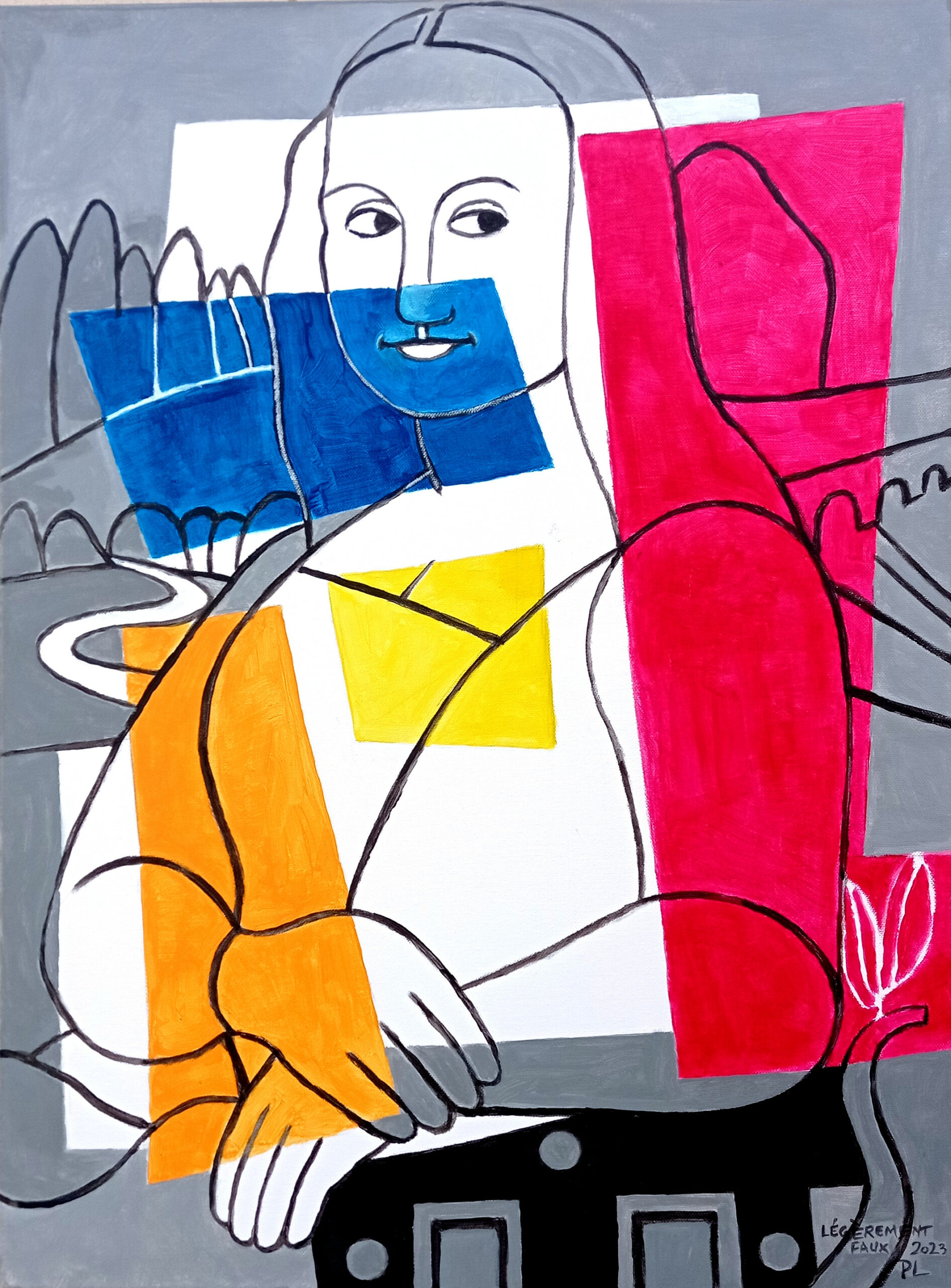 Tableau : « Légèrement faux » - Pierre Lacôte