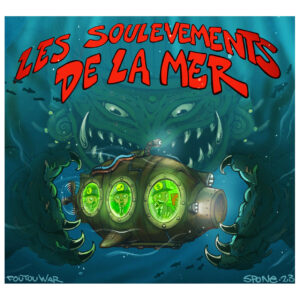 Carte postale : Les soulèvements de la mer (format A6)