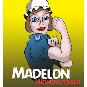 Carte postale : Madelon Power (format A6)