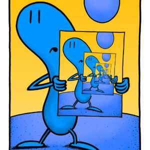 Carte postale : Selfie (format A6)