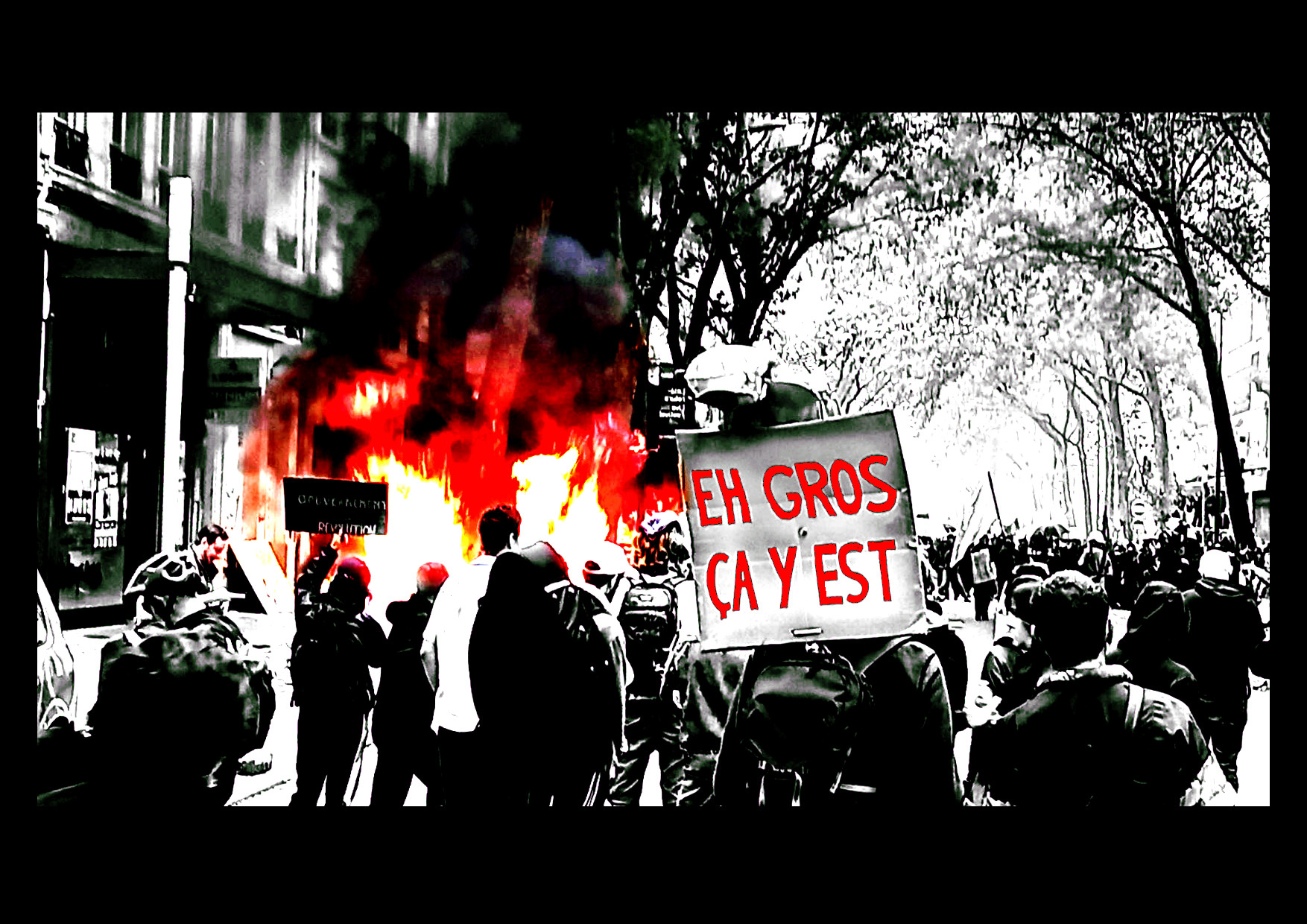 Carte postale : Et gros, ça y est (format A6)