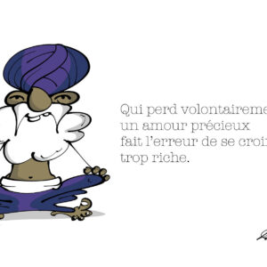 Carte postale : Perdre un amour précieux (format A6)