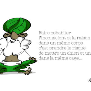 Carte postale : Faire cohabiter l'inconscient et la raison (format A6)