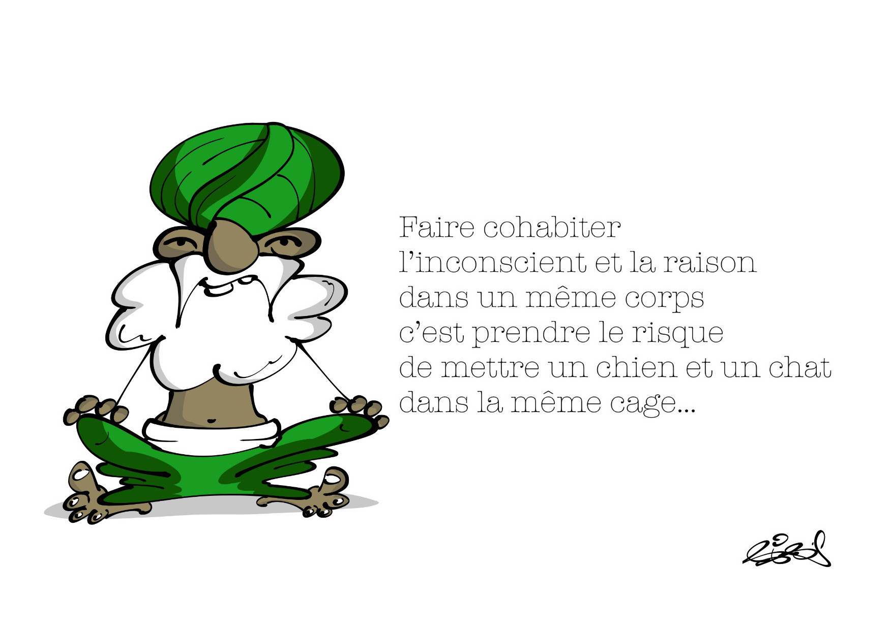 Faire cohabiter l'inconscient et la raison – Bib’S